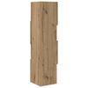 vidaXL Hoekkast Artisan Eiken 25,5x25x102cm Bewerkt hout
