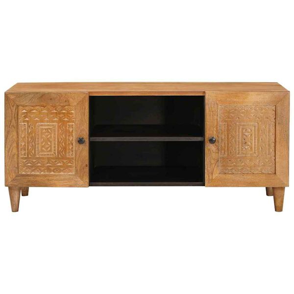 vidaXL TV Eenheden Licht Bruin 105 x 33 x 46 cm Massief Mango Hout