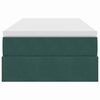 vidaXL Opbergbed met matras met matras Donkergroen 90 x 190 cm Fluweel