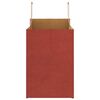 vidaXL Papieren zakken 50 st met hengsels 32x17x25 cm rood