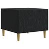 vidaXL Salontafel Zwart 50 x 49 x 40 cm Bewerkt hout