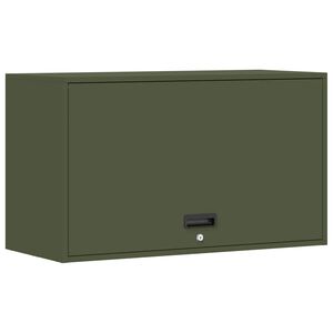 vidaXL Wandkast voor Garage Olijfgroen 90 x 40 x 53 cm
