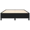 vidaXL Bedframe zonder matras stof zwart 140x190 cm