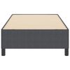 vidaXL Bedframe Donkergrijs 100 x 200 cm Katoenen stof