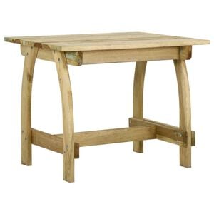 vidaXL Tuintafel 110x74x75 cm ge&iuml;mpregneerd grenenhout