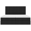 vidaXL Opslag bed met matras met opslag Zwart 180 x 200 cm Nep Leer