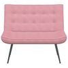 vidaXL Bankje 110x74x84 cm fluweel roze