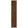 vidaXL Schoenenkast 80x35,5x180 cm bewerkt hout bruin eikenkleur