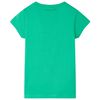 Kindershirt 104 groen