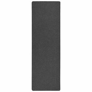 vidaXL Tapijt Loper Donkergrijs 80 x 500 cm 100% Polypropyleen