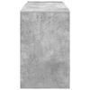 vidaXL Bureau Beton Grijs 109 x 50 x 78 cm Bewerkt hout