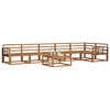 vidaXL Buiten bankenset 7 pcs Naturel Massief Acaciahout