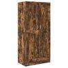 vidaXL Kledingkast 82,5x51,5x180 cm bewerkt hout gerookt eikenkleurig