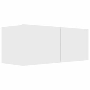 vidaXL Tv-meubel 80x30x30 cm bewerkt hout wit