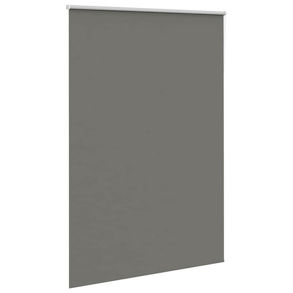 vidaXL Rolgordijn verduisterend 160x230 cm stofbreedte 156,6 cm grijs