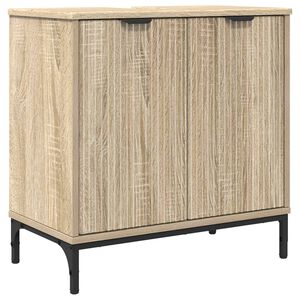 vidaXL Badkamertenk te kast Sonoma Eiken 60,5 x 33,5 x 61 cm