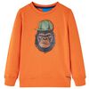 Kindertrui 128 donkeroranje