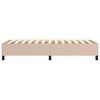 vidaXL Boxspring bed kunstleer cappuccinokleurig 90x190 cm