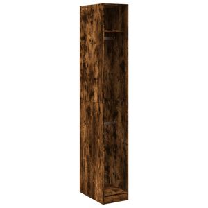 vidaXL Kledingkast 30x50x200 cm bewerkt hout gerookt eikenkleurig