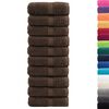 vidaXL Premium washandjes SOLUND 10 stuks bruin 30x30 cm 600 g/m&sup2;