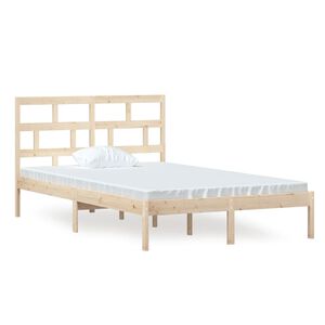 vidaXL Bedframe massief grenenhout 120x200 cm