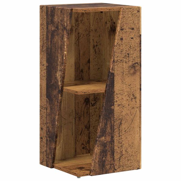 vidaXL Zijplank Oudhout 33 x 32 x 70,5 cm Bewerkt hout