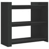 vidaXL Wandtafel 100x35x90 cm bewerkt hout zwart