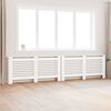 vidaXL Radiatorombouwen 2 st 172x19x81,5 cm MDF wit