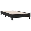 vidaXL Boxspring met matras fluweel zwart 90x210 cm