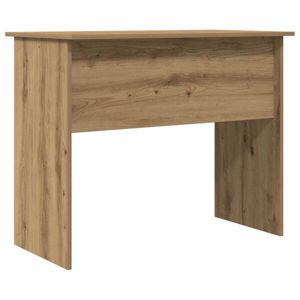 vidaXL Bureau 90x50x74 cm bewerkt hout artisanaal eikenkleur