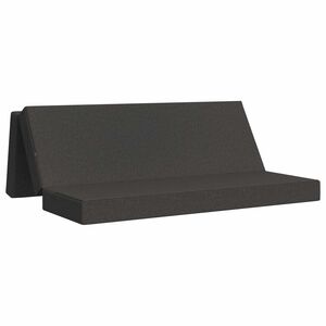 vidaXL Vouwbare Bankbed 200 x 67 x 45 cm Donkergrijs
