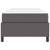 vidaXL Bedframe met matras Grijs 90 x 190 cm Stof