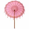 vidaXL Balinese Parasol Roze 185 x 185 x 260 cm