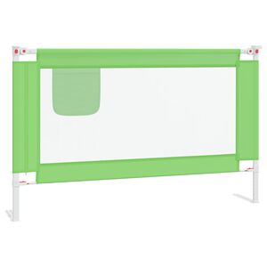 vidaXL Bedhekje peuter 120x25 cm stof groen