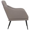 vidaXL Fauteuil 63x76x80 cm stof taupe