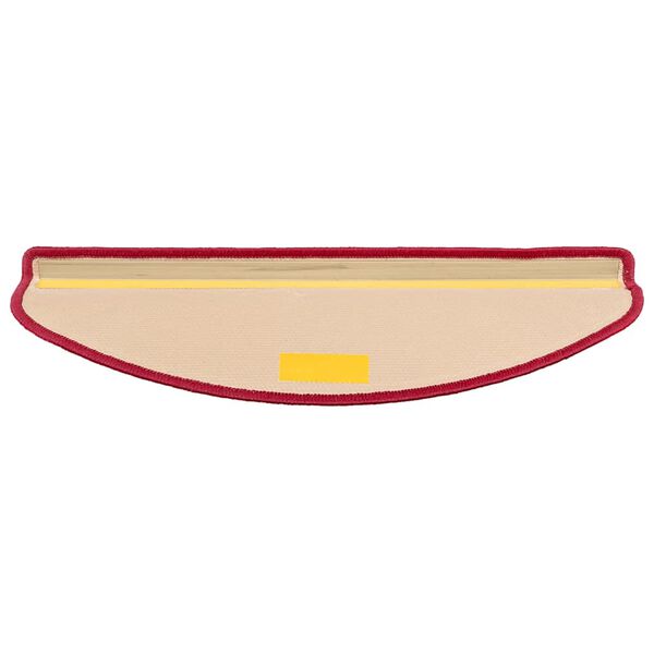 vidaXL Trapmatten zelfklevend 15 st 65x21x4 cm rood