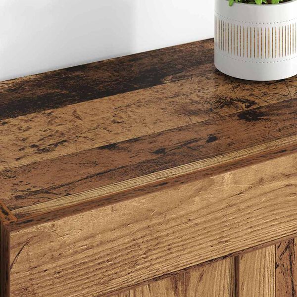 vidaXL Wandkast 2 pcs Oudhout 69,5 x 34 x 90 cm Bewerkt hout