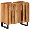 vidaXL Wastafelkast 62x34x58 cm massief acaciahout
