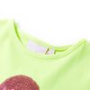 Kindershirt 140 neongeel