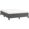 vidaXL Bedframe kunstleer grijs 140x200 cm