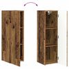vidaXL Tv-meubelset Wandgemonteerd 4 pcs Oudhout Bewerkt hout