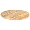 vidaXL Tafelblad rond 25-27 mm 40 cm massief mangohout