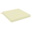 vidaXL Zitkussens SOEST 100% Polyester Cr&egrave;mekleurig 60 x 60 x 7 cm