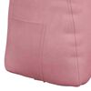vidaXL Rugkussen Roze 60 x 24 x 50 cm Fluweel