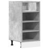 vidaXL Onderkast Riga 40x44,5x81,5 cm bewerkt hout betongrijs