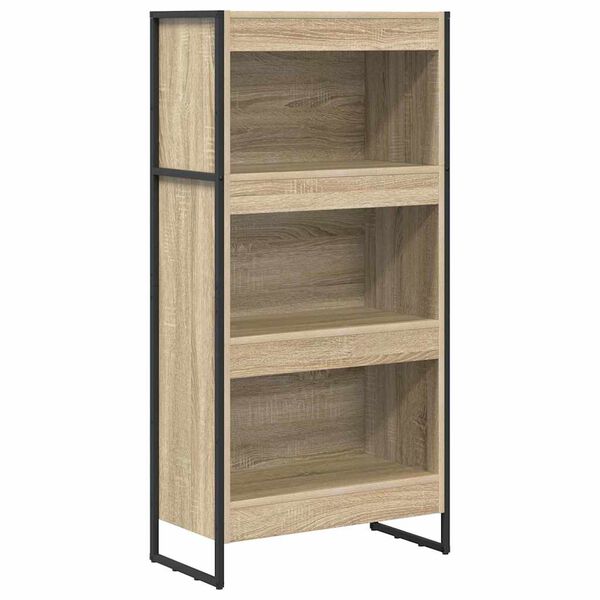vidaXL Boekenkast Sonoma 80 x 30 x 155 cm Bewerkt hout