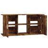 vidaXL Aquariumstandaard 121x41x58 cm bewerkt hout gerookt eikenkleur