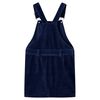 Kindertuinjurk 104 ribfluweel marineblauw