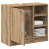 vidaXL Badkamerkast Artisan Eiken 63 x 29 x 55 cm Bewerkt hout