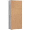 vidaXL Hoge kast 80x35x180 cm bewerkt hout grijs sonoma eikenkleurig